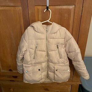 Zara Kids Light Tan Puffer Jacket